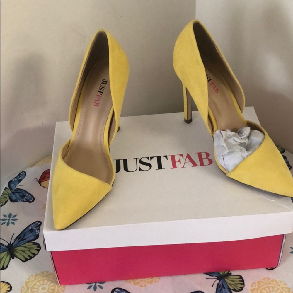 Yellow heels